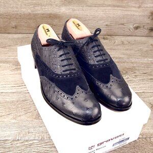 * NEW * $ 1300 Neiman Marcus GRAVATI Women's 8 M Genuine Ostrich * add $15 Trees